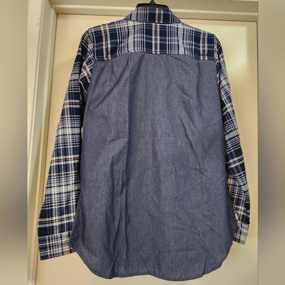 Marmot Women's Lakota Lightweight Flannel Denim Button-down Plaid Size Medium - Picture 6 of 6